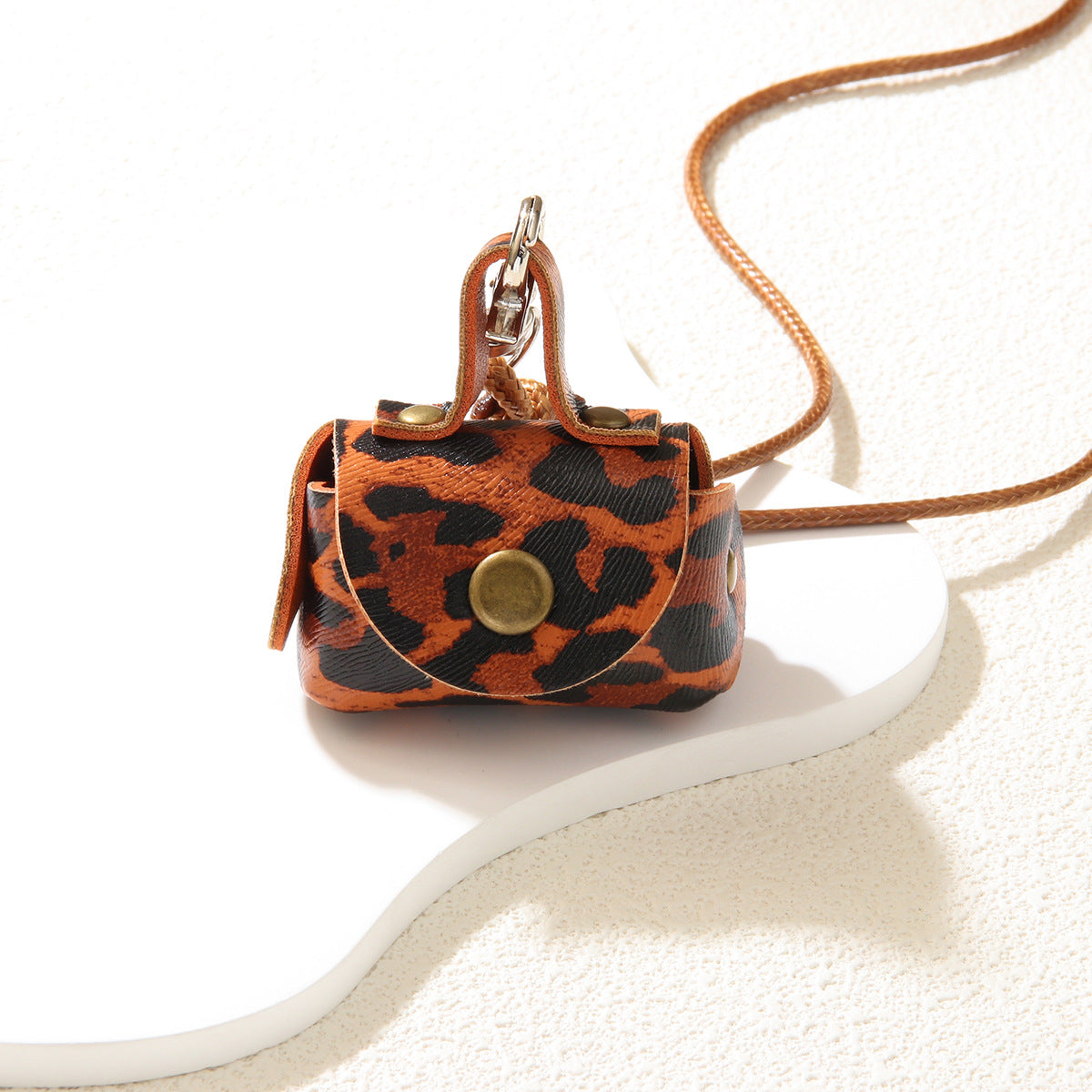 Wholesale Small and Cute Leather Coin Purse Necklace
